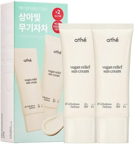 Athe Relief Mineral Sonnenschutz LSF 50+, 2 x 35 ml, Unisex - Bild 1