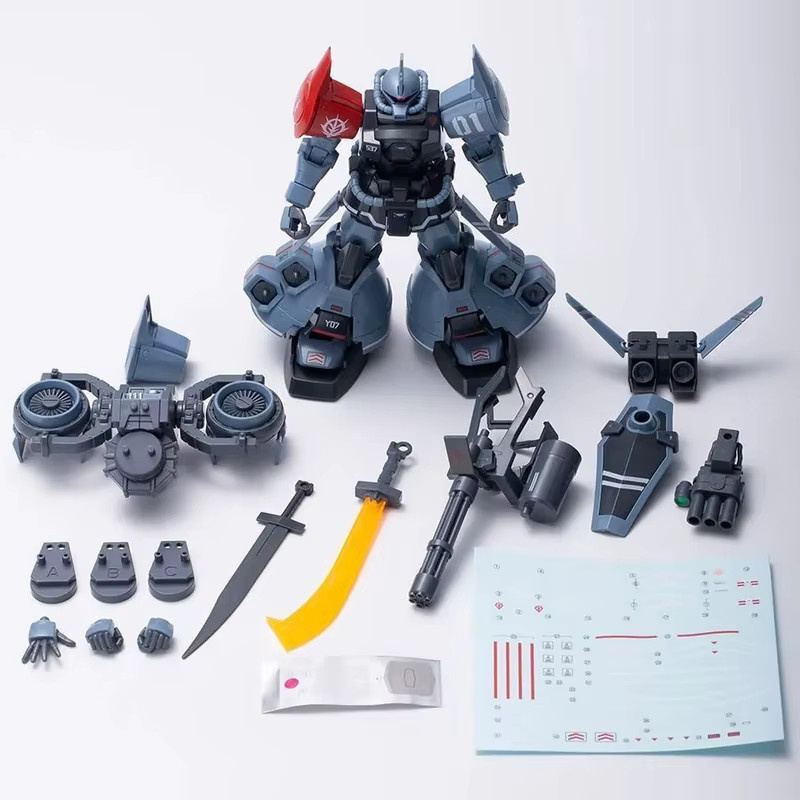 Gravitation Hg 1/144 Blue Edition Lh001 Gouf Flight Type Actionfiguren, Montagemodell, Kunststoff - Bild 5