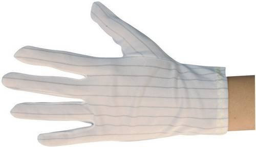 BJZ ESD-Handschuh C-199 2816-L in Weiß, Größe L aus Polyester und Polyurethan - Bild 1