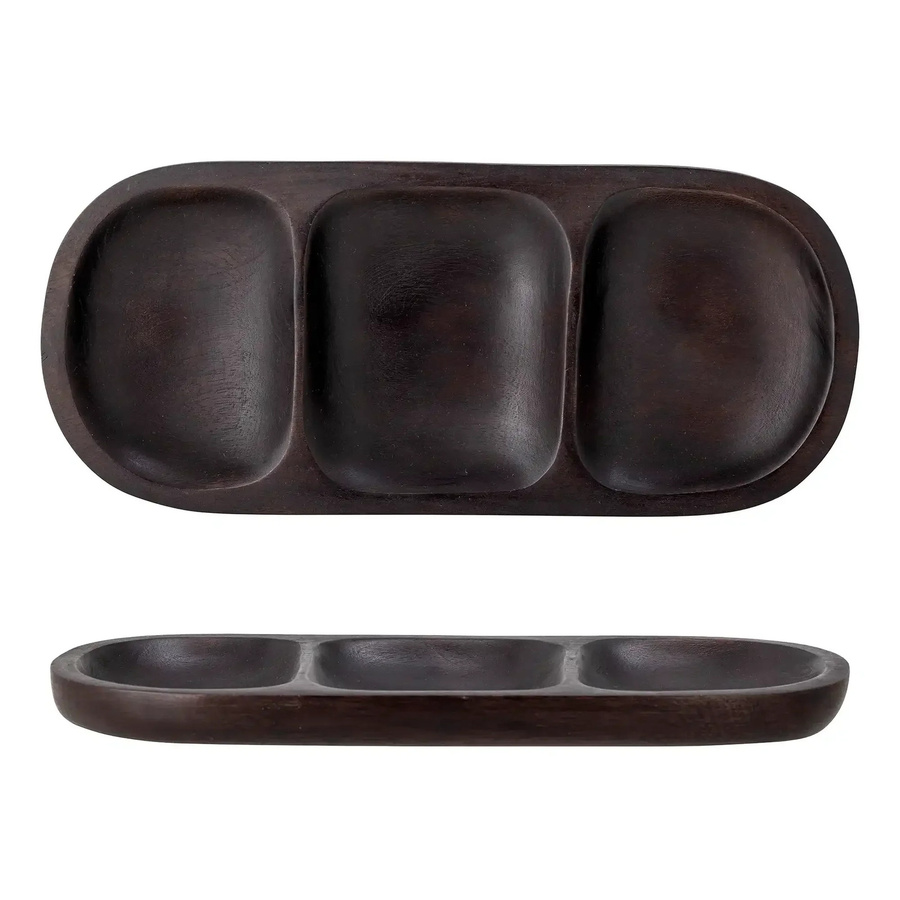 Bloomingville Schale Vasilia aus Mango Holz in Braun Durchmesser: 35 cm - Bild 1