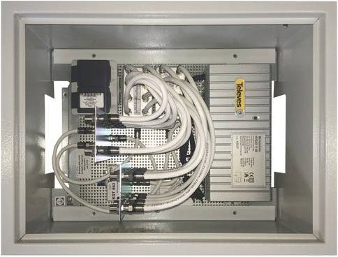 Televes X5323 MSR916AZ Verteilerschrank in Grau, B/T/H: 40 x 30 x 20 cm - Bild 1