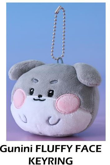 ZEROBASEONE Zeroni Fluffy Face Schlüsselanhänger, gray, Unisex - Bild 1