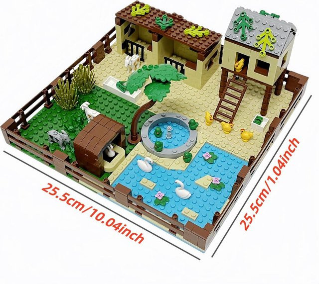 Linyi toy Bauernhof Tiere Nutztiere Spielset - Bild 1
