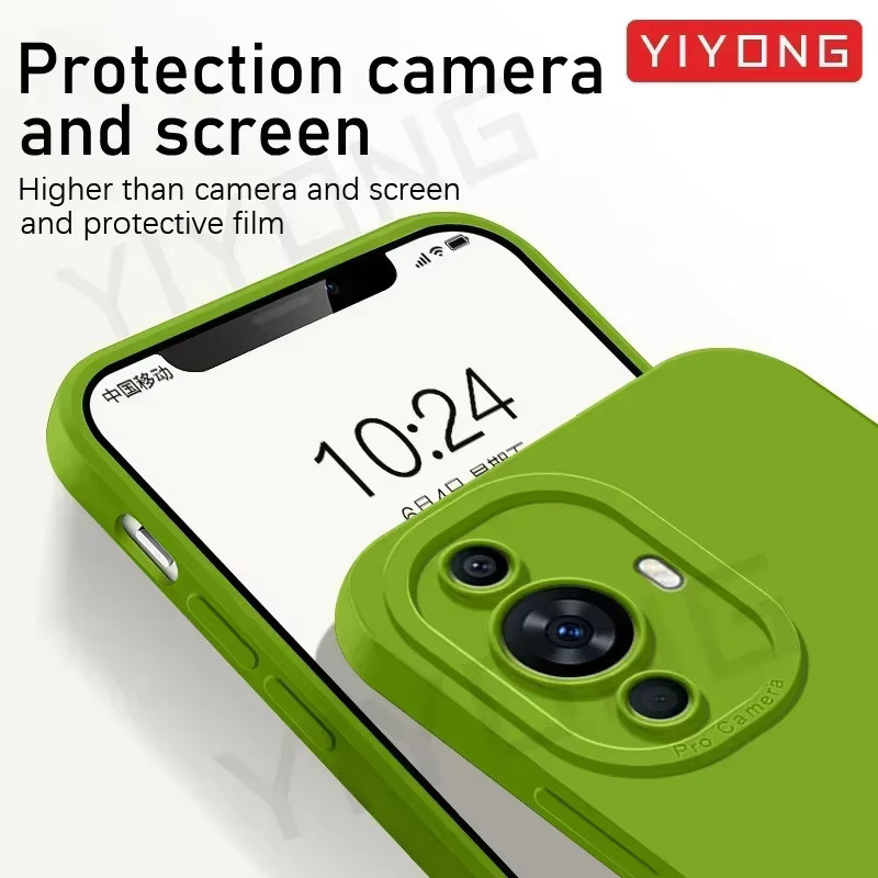 YIYONG Silikon Schutzhülle aus weichem TPU für Huawei Nova 13 in Blau oder Grün - Bild 3