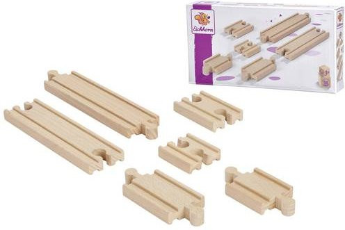 Eichhorn Bahn Ausgleichsschienen aus Holz 6-teilig - Bild 1