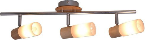 Näve Spot Todtnau Deckenleuchte 3-flurig E14 braun verstellbar - Bild 1