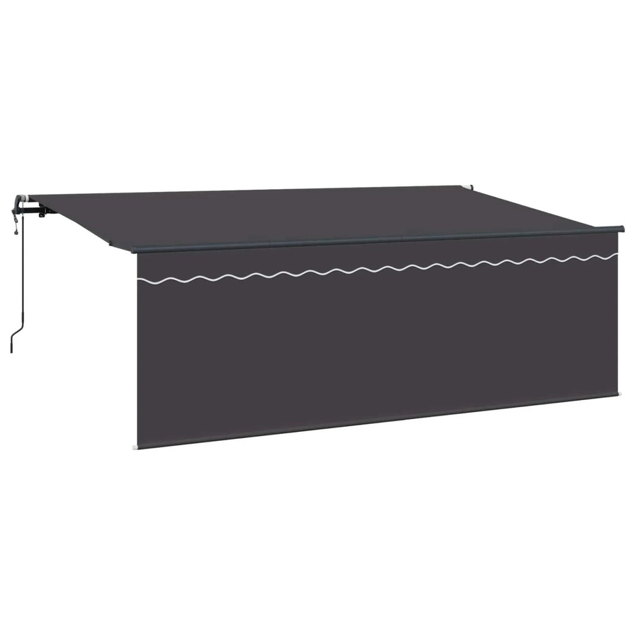 vidaXL Einziehbare Markise Anthrazit B/H: 400 x 200 cm - Bild 2