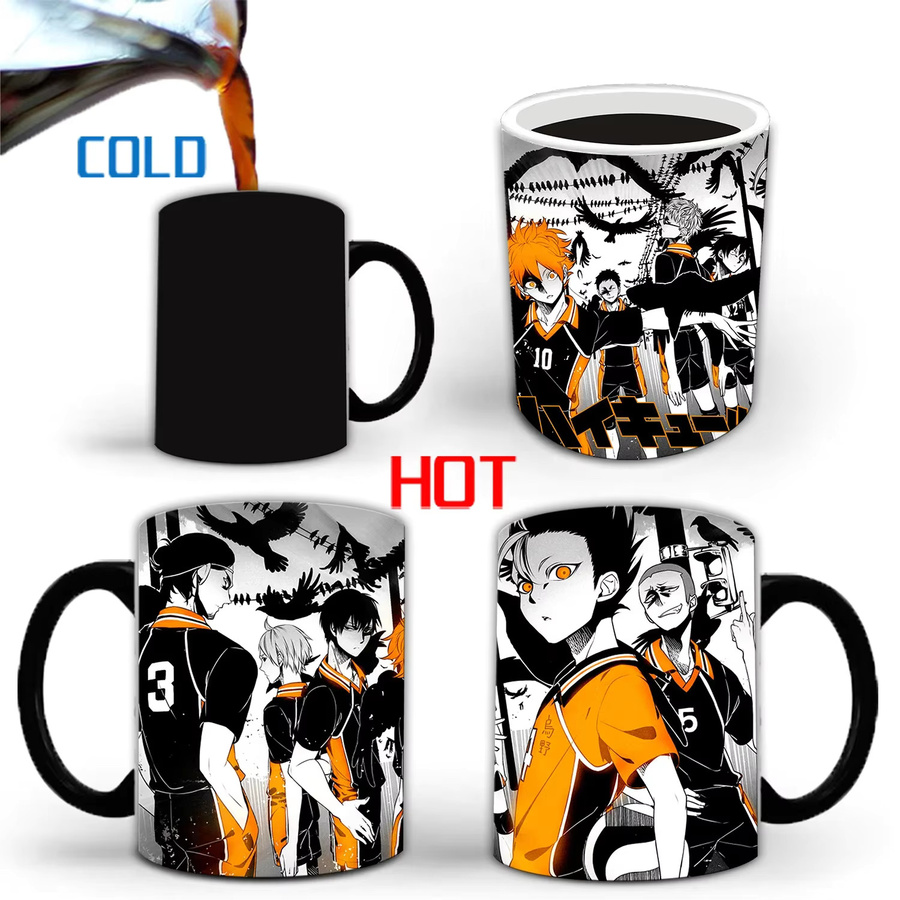 Haikyuu!! Farbwechsel Keramiktasse von Bandai, wärmeempfindlicher Anime Becher in Multicolour - Bild 2