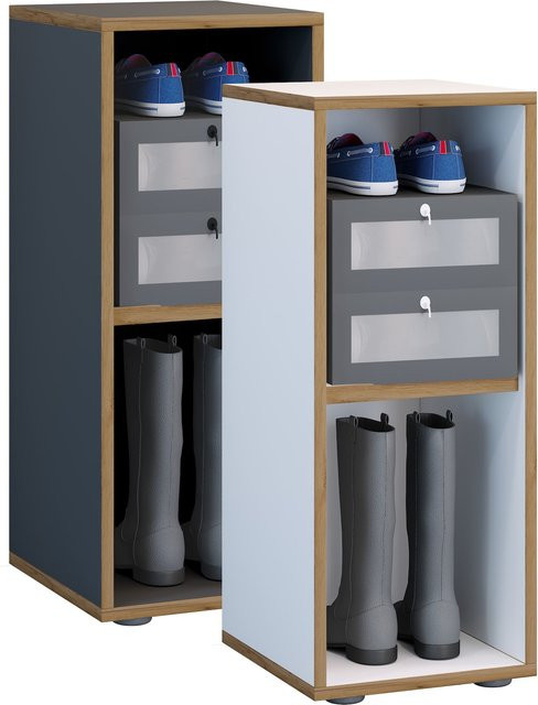 VCM Holzregal Salia stehend als platzsparender Aktenschrank für dein Büro, H x B x T: 74 x 30 x 33 cm - Bild 1