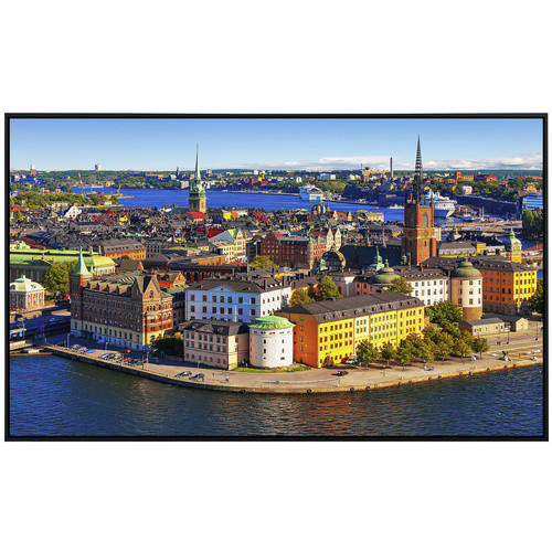 papermoon Infrarotheizung EcoHeat Stockholmer Altstadt mit Matt-Effekt in Bunt, App-Steuerung und Überhitzungsschutz - Bild 2