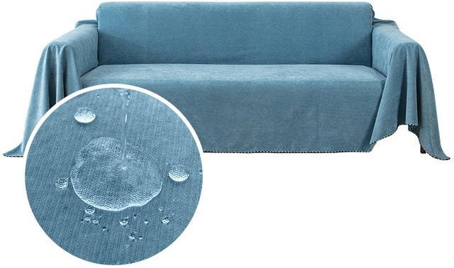Wasserdichte und staubdichte Sofadecke von Your Warm Home in Blau, B/B: 130 x 180 cm - Bild 1
