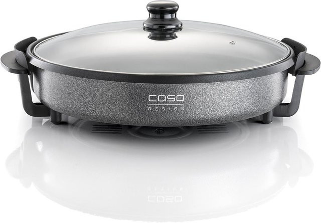 Caso 1491 Profi Partypfanne in Grau mit Antihaftbeschichtung und einstellbarem Thermostat - Bild 1