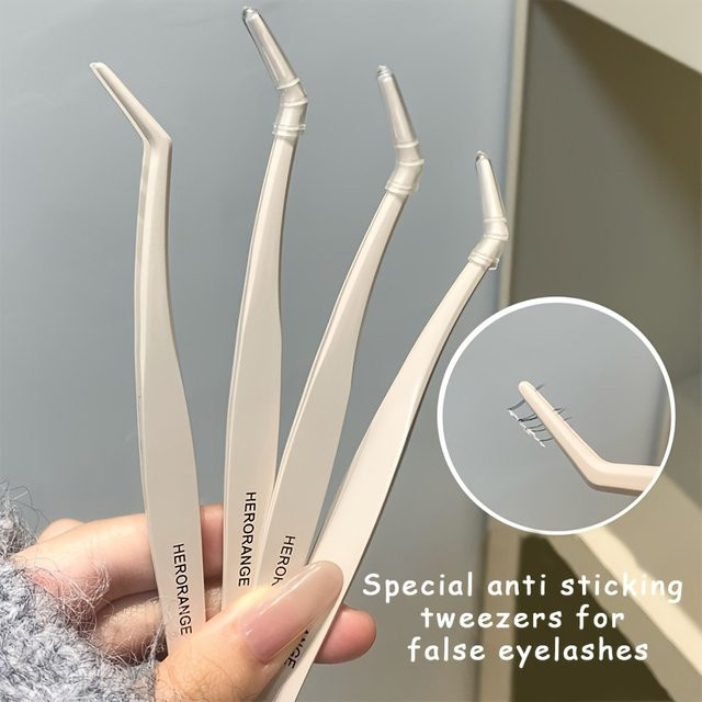 Herorange Pinzette für Wimpernverlängerung - Bild 1