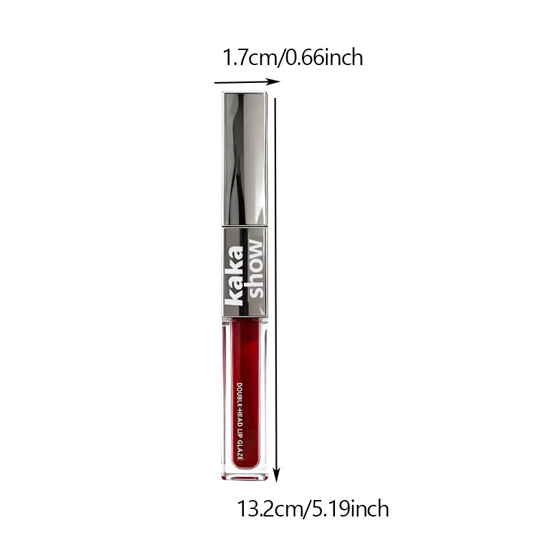 Kakashow 2-in-1 Lipgloss, matt und verspiegelt, Unisex - Bild 3