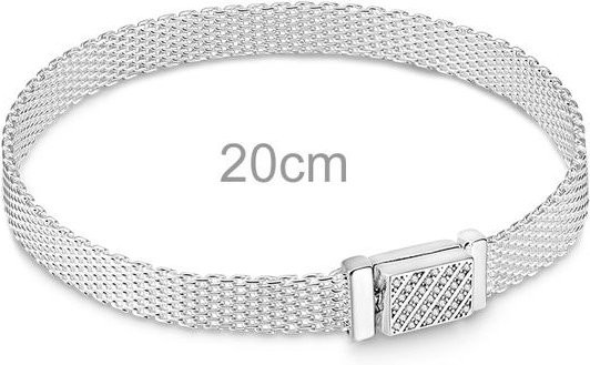 FOXANRY Jewelry Sicherheitskette, 925 Silber, Zirkonia, Damen - Bild 1
