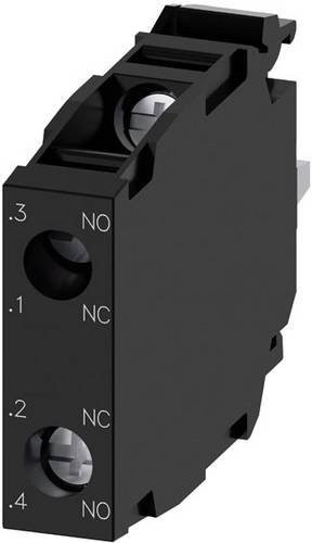 Siemens Kontaktmodul 3SU1400-1AA10-1FA0 in Schwarz aus Kunststoff für 500V DC/AC - Bild 1