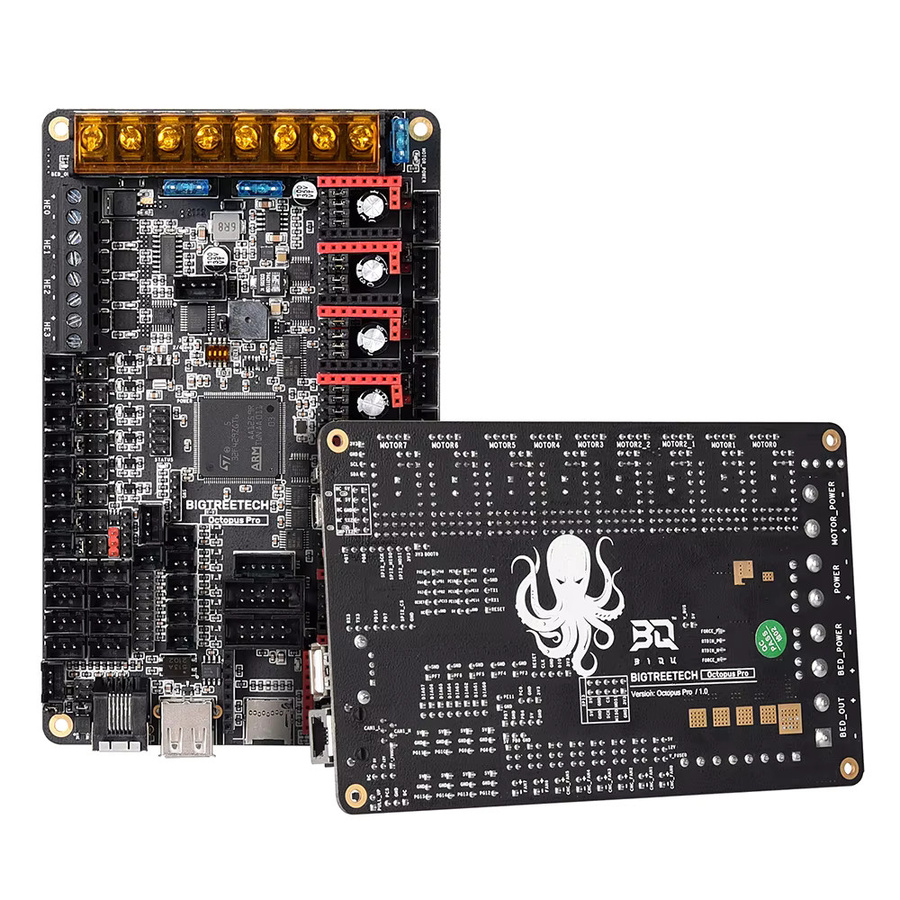 Bigtreetech Octopus Pro v5.0 BTT Motherboard für Klipper 3D Drucker mit TMC2209 und TMC5160 in Schwarz - Bild 3