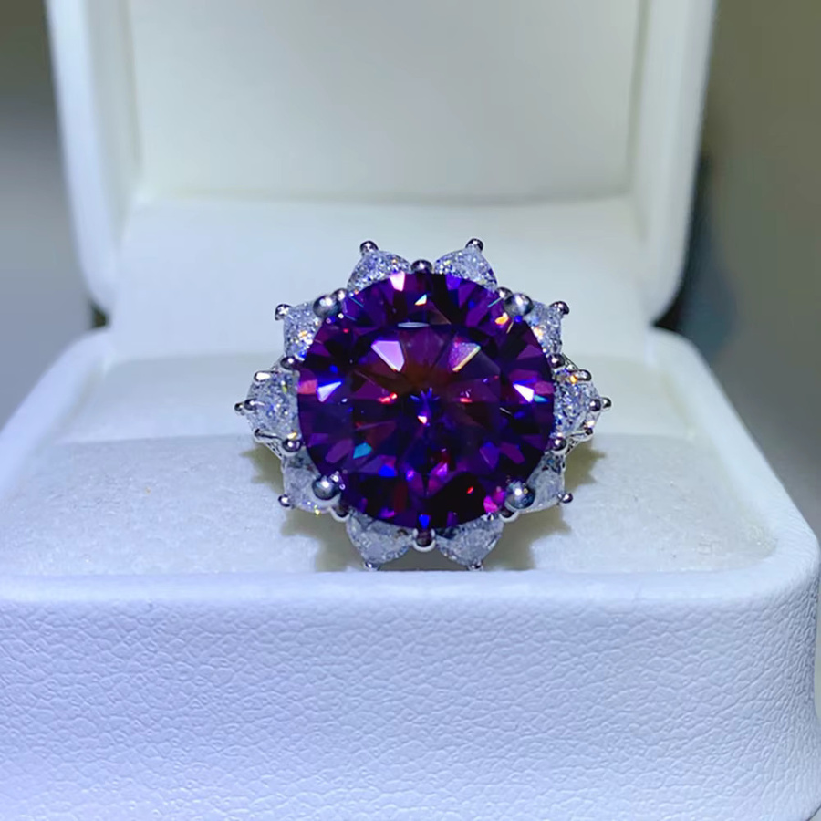 Serenity Ring, 925 Silber, Moissanit, Damen - Bild 2