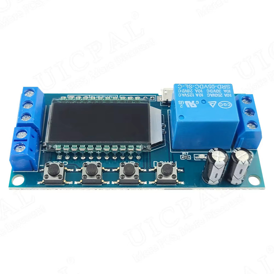 Einleitungs-Relais XY-LJ02 mit Anzeige und USB-C Anschluss, Verzögerungsmodul für Timing-Schaltungen, Blau - Bild 4