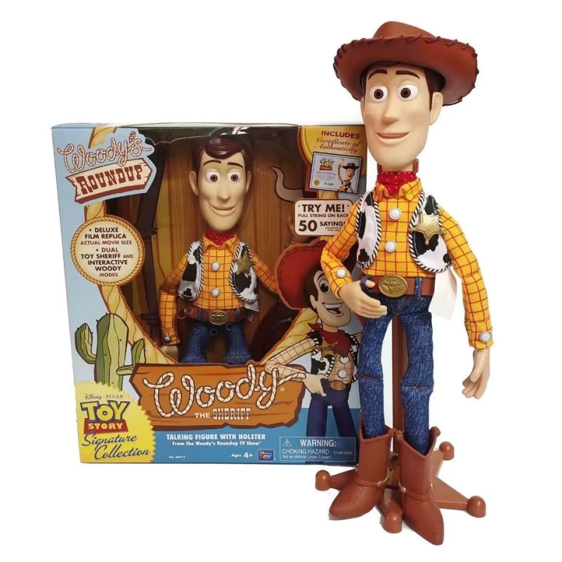 Disney Toy Story Woody-Actionfigur, Charakterpuppe, 40 cm, mit englischem Sound - Bild 6
