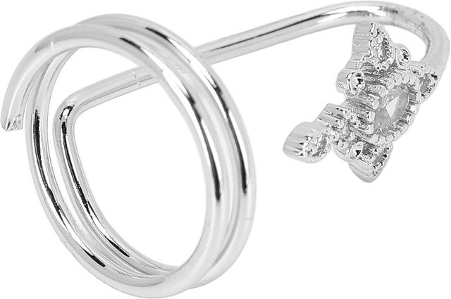 Koogeelife Nagelring, Kupfer, Weiß, Zirkonia, Damen - Bild 1