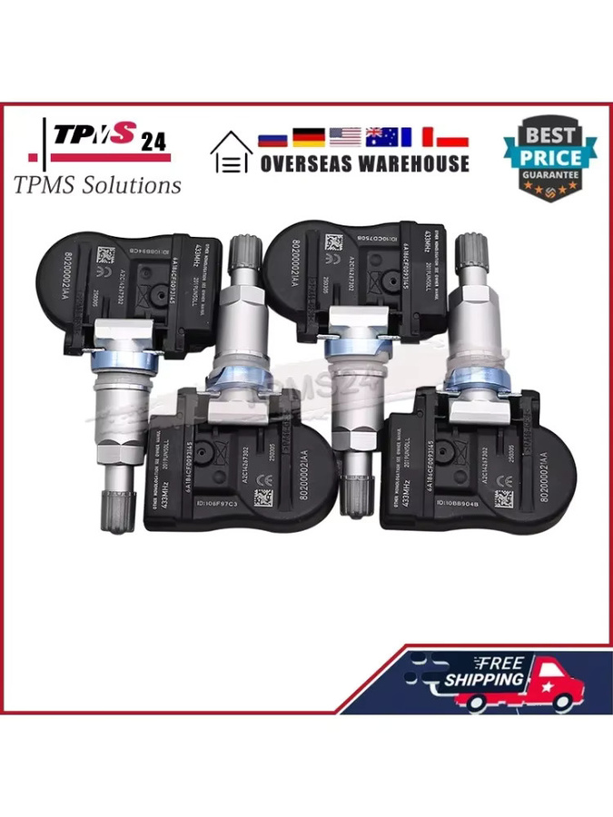 4er-Set GANGLE TPMS Reifendrucksensor 433MHz Schwarz für Chery Arrizo, Tiggo und Fulwin Modelle - Bild 3