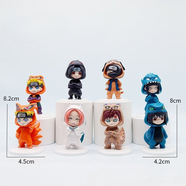 Bandai Naruto Tailed Beast Kostüme Figuren, 8-teiliges Set - Bild 1
