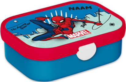 Mepal Brotdose Spiderman mit Besteck in Multicolor personalisierbar mit Namen und Foto - Bild 1