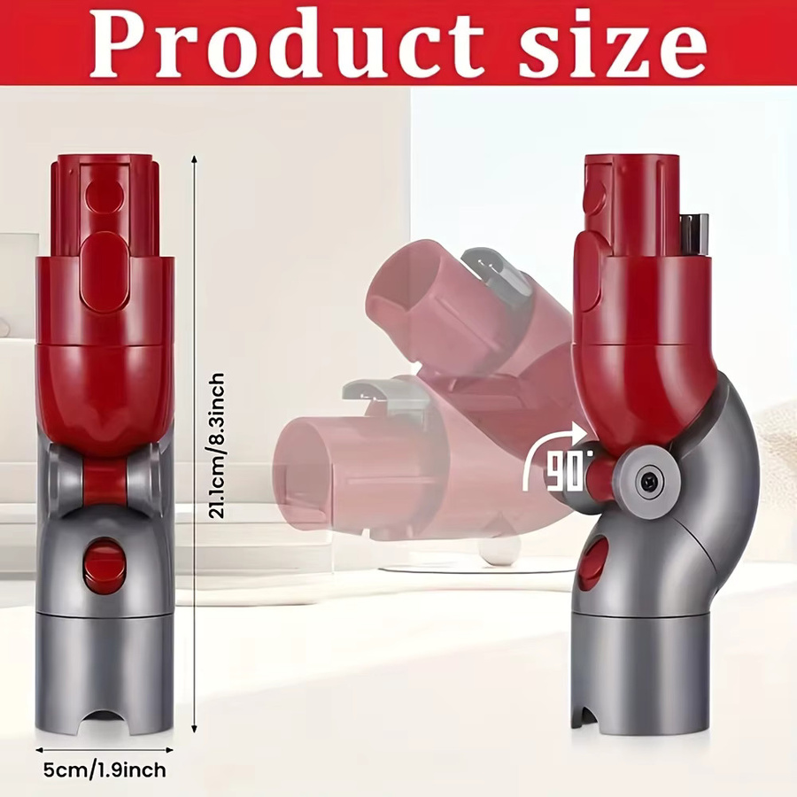 Dyson Staubsauger-Zubehörset mit gebogenem Rohrboden-Umwandlungskopf, Adapter, Reinigungsbürste und Haarschneider für V7, V8, V10, V11 und V15 - Bild 3