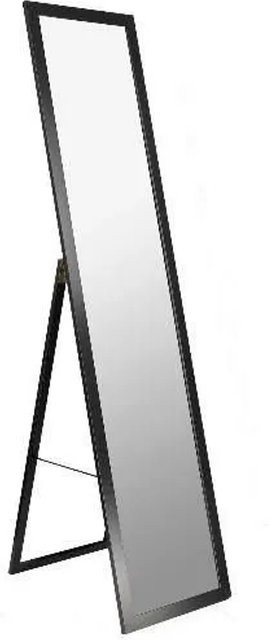Mömax Standspiegel in Schwarz, modern und rechteckig, B/T/H: 44,0 x 36,0 x 156,0 cm - Bild 1