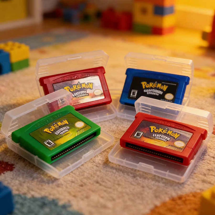 Bandai Mehrsprachige GBA-Spielkarte für Game Boy Advance Videospielkonsolen mit Pokemon FireRed Emerald LeafGreen Ruby Sapphire Rollenspiel Modul in Multicolor - Bild 3