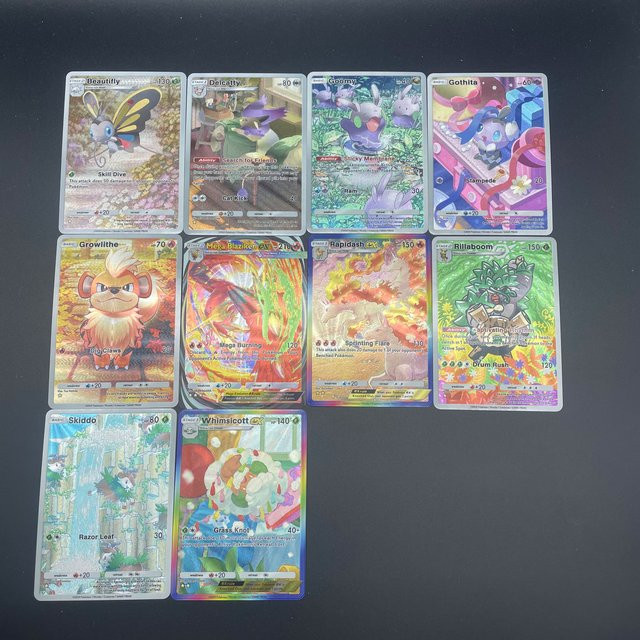 Bandai Pokémon Mega Blaziken Sammelkarten, 10-teiliges Set, Englisch, Bunt - Bild 1