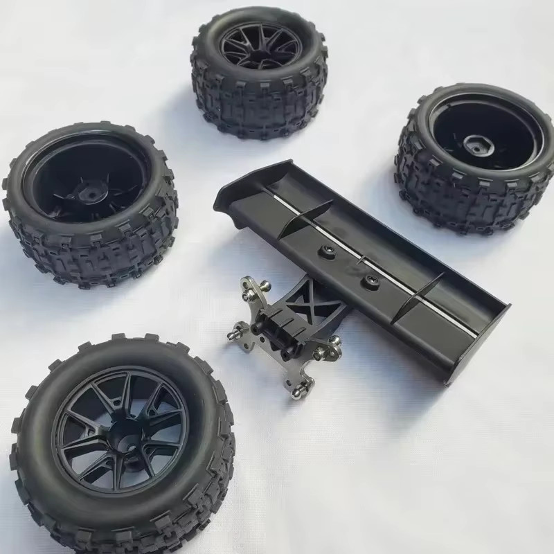 Wltosy RC Auto Fat Body Truck Body, Zubehör, mit Heckflügel und Reifen Set - Bild 4