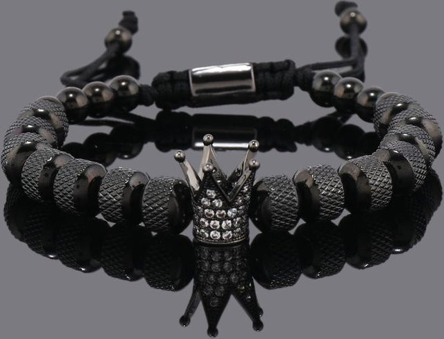 Rui Di Charms, Edelstahl, Perlen, Schwarz, Unisex - Bild 1