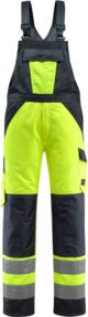 Mascot Gosford Latzhose EN ISO 20471 Class 2 in Gelb/Schwarzblau - Bild 1