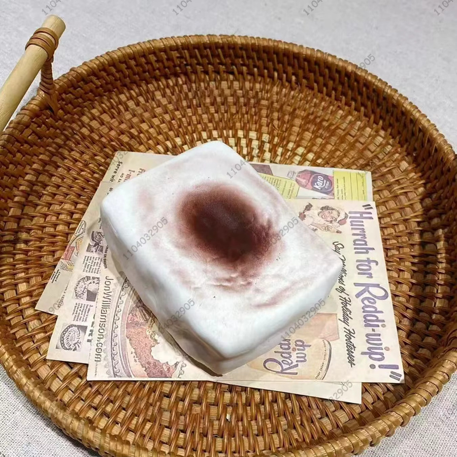 Hot Toys Red Bean Grilled Mochi Squishy Toys, Stress Relief Fidget - Bild 3