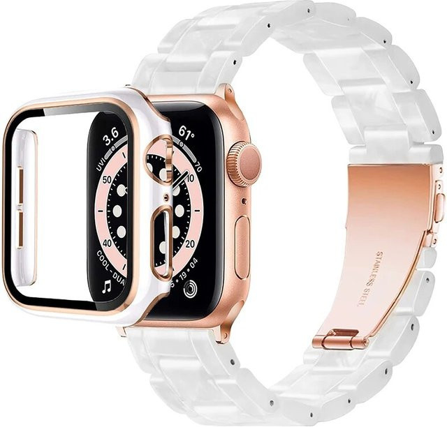 JBAILI Uhrenarmband Edelstahl, Roségold, Damen - Bild 1