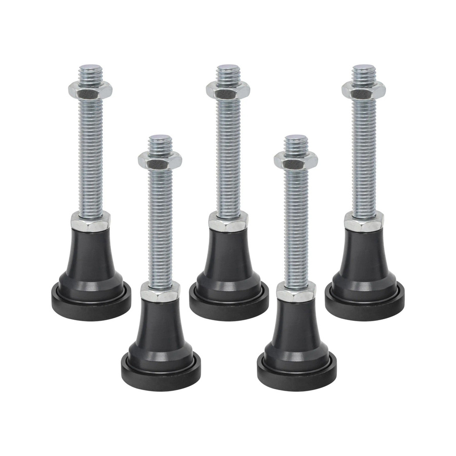 Breuer Wannenfüsse für Duschwannen, 6 Stück, Schwarz, Verstellbereich 9 - 12 cm - Bild 2