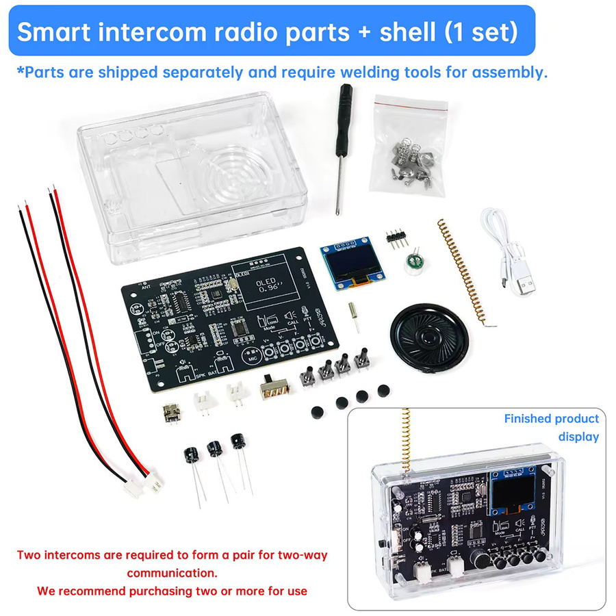 Diymore FM Radio DIY Elektronik-Kit mit BK4802P und RDA5807 Chip, einstellbare Frequenz 87-108 MHz - Bild 2