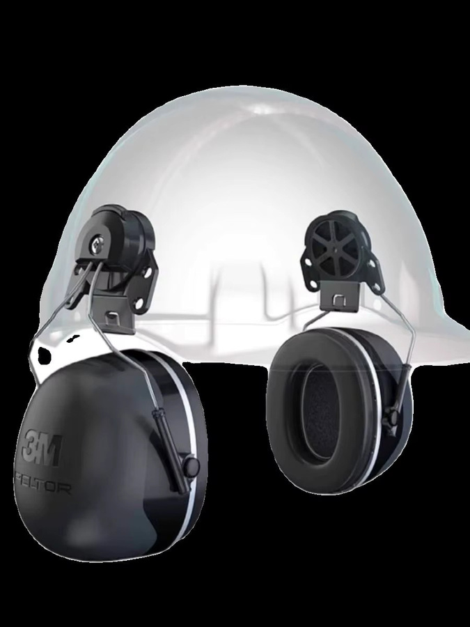 3M X5P3 Gehörschutz Ohrenschützer mit 36 dB Dämmung in Schwarz für Helme - Bild 3