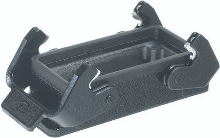 HARTING Anbaugehäuse 09 30 716 0301 in Schwarz aus Aluminium - Bild 1