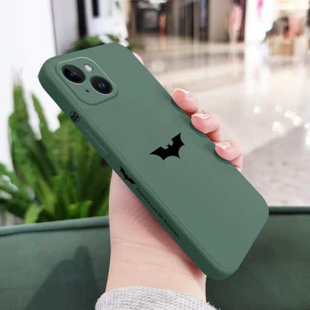 Handyhülle mit Spinnenfledermaus-Design für iPhone 16 15 14 13 12 11 Pro Max Plus Mini X XR XS SE in Grün - Bild 1