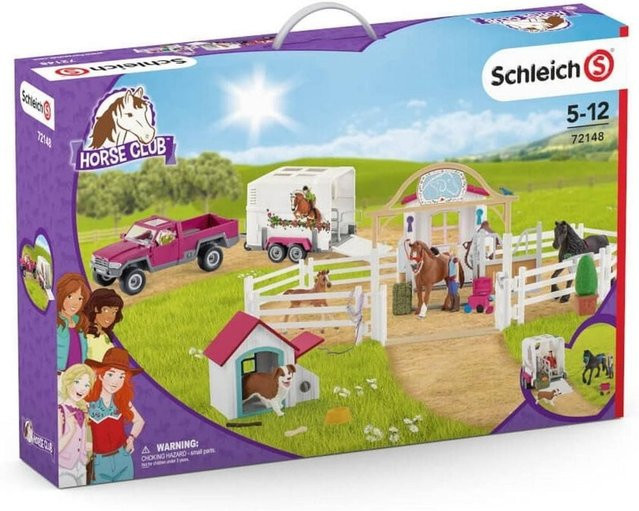 Schleich Ausflug zur Pferdekoppel Set - Bild 1