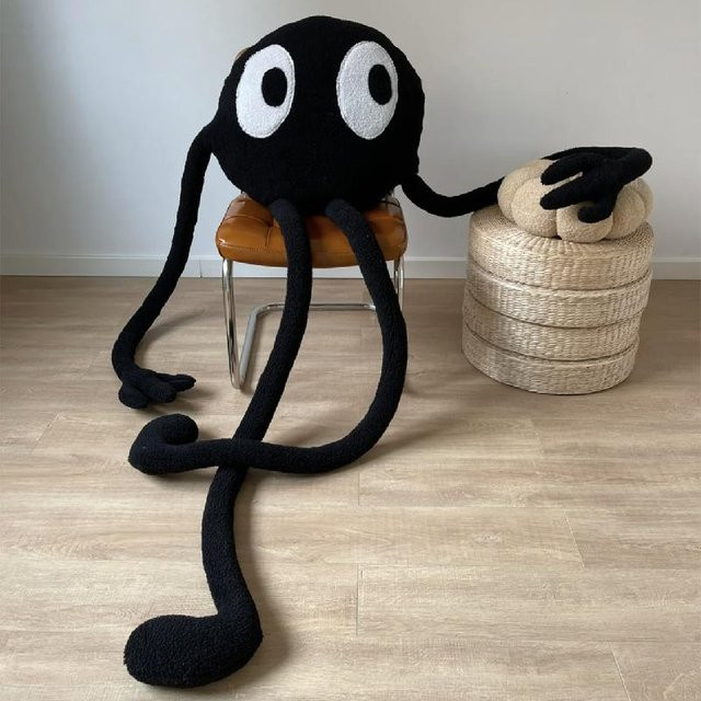 Süßer Mu Cheng Oktopus Plüschtier Schwarzes Plüschtier 175cm - Bild 1