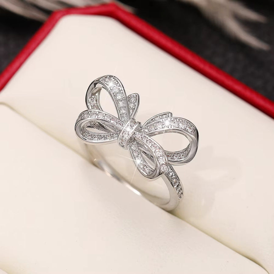 Huitan Bling Ringe, Silber, Damen - Bild 2