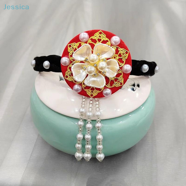 Traditionelles koreanisches Hanbok-Stirnband, Haarreifen - Bild 1