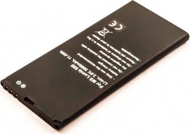 CoreParts MicroSpareparts Mobile Li-Ion Batterie mit 3000 mAh und 11.4 Wh in Schwarz für Microsoft Lumia 950 (MSPP3820) - Bild 1
