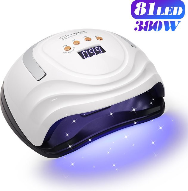 DianaBeauty UV LED Lampe für Nägel, 380 W, 81 LEDs - Bild 1