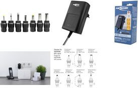 Ansmann APS 1500 Universal-Steckernetzteil Schwarz 18 Watt mit einstellbaren Spannungen 3V bis 12V DC - Bild 3