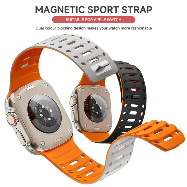 Uhrenarmband Silikon, Magnetisch, Unisex - Bild 2